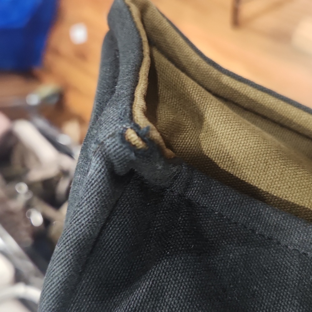 💚🔹️HERMES 🔹️TOTE BAG | TOTE BAG COLORS BLACK & ARMY GREEN W/ COA - Picture 15 of 17